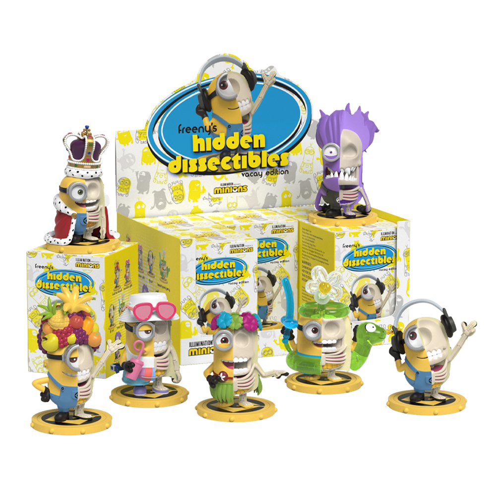 freenys hidden dissectibles minions series 01 vacay edition